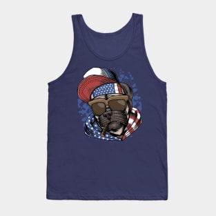 Pug dog USA Tank Top